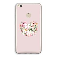 CaseCompany GRL PWR Flower: Huawei Ascend P8 Lite (2017) Transparant Hoesje