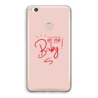 CaseCompany Not Your Baby: Huawei Ascend P8 Lite (2017) Transparant Hoesje