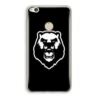 CaseCompany Angry Bear (black): Huawei Ascend P8 Lite (2017) Transparant Hoesje