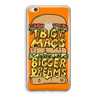 CaseCompany Big Macs Bigger Dreams: Huawei Ascend P8 Lite (2017) Transparant Hoesje