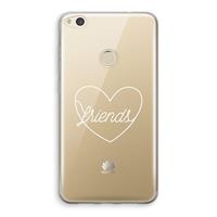 CaseCompany Friends heart pastel: Huawei Ascend P8 Lite (2017) Transparant Hoesje