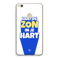 CaseCompany Laat de zon in je hart: Huawei Ascend P8 Lite (2017) Transparant Hoesje