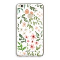 CaseCompany Botanical sweet flower heaven: Huawei Ascend P8 Lite (2017) Transparant Hoesje