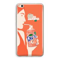 CaseCompany Peach please!: Huawei Ascend P8 Lite (2017) Transparant Hoesje