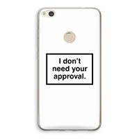 CaseCompany Don't need approval: Huawei Ascend P8 Lite (2017) Transparant Hoesje