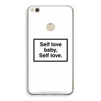 CaseCompany Self love: Huawei Ascend P8 Lite (2017) Transparant Hoesje