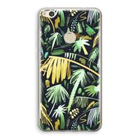 CaseCompany Tropical Palms Dark: Huawei Ascend P8 Lite (2017) Transparant Hoesje