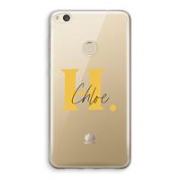 CaseCompany Amber Script: Huawei Ascend P8 Lite (2017) Transparant Hoesje