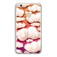CaseCompany Katoen Wolken: Huawei Ascend P8 Lite (2017) Transparant Hoesje