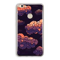 CaseCompany Patroon Wolken: Huawei Ascend P8 Lite (2017) Transparant Hoesje