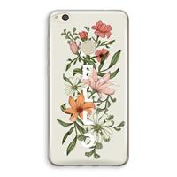 CaseCompany Hello bloemen: Huawei Ascend P8 Lite (2017) Transparant Hoesje