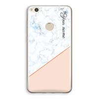 CaseCompany Marmer in stijl: Huawei Ascend P8 Lite (2017) Transparant Hoesje