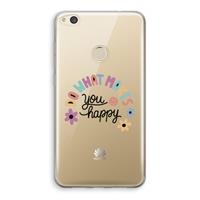 CaseCompany Happy days: Huawei Ascend P8 Lite (2017) Transparant Hoesje