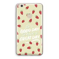 CaseCompany Don't forget to have a great day: Huawei Ascend P8 Lite (2017) Transparant Hoesje