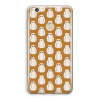 CaseCompany Uilen: Huawei Ascend P8 Lite (2017) Transparant Hoesje