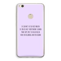 CaseCompany Regenboog: Huawei Ascend P8 Lite (2017) Transparant Hoesje
