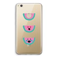 CaseCompany Smiley watermeloen: Huawei Ascend P8 Lite (2017) Transparant Hoesje