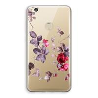 CaseCompany Mooie bloemen: Huawei Ascend P8 Lite (2017) Transparant Hoesje