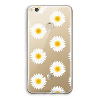CaseCompany Margrietjes: Huawei Ascend P8 Lite (2017) Transparant Hoesje