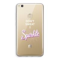 CaseCompany Sparkle quote: Huawei Ascend P8 Lite (2017) Transparant Hoesje