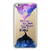 CaseCompany Stars quote: Huawei Ascend P8 Lite (2017) Transparant Hoesje