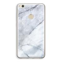 CaseCompany Witte marmer: Huawei Ascend P8 Lite (2017) Transparant Hoesje