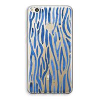 CaseCompany Blauwe nerven: Huawei Ascend P8 Lite (2017) Transparant Hoesje