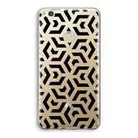 CaseCompany Crazy pattern: Huawei Ascend P8 Lite (2017) Transparant Hoesje