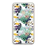 CaseCompany Tukans: Huawei Ascend P8 Lite (2017) Transparant Hoesje