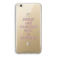 CaseCompany Christian Grey: Huawei Ascend P8 Lite (2017) Transparant Hoesje