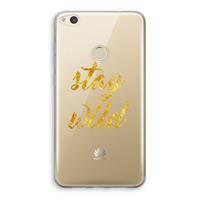 CaseCompany Stay wild: Huawei Ascend P8 Lite (2017) Transparant Hoesje