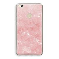 CaseCompany Roze marmer: Huawei Ascend P8 Lite (2017) Transparant Hoesje