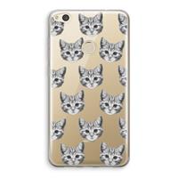 CaseCompany Kitten: Huawei Ascend P8 Lite (2017) Transparant Hoesje