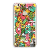 CaseCompany Vexx City: Huawei Ascend P8 Lite (2017) Transparant Hoesje