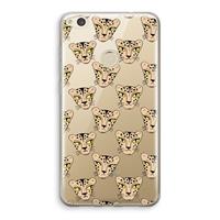 CaseCompany Tijger: Huawei Ascend P8 Lite (2017) Transparant Hoesje