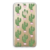 CaseCompany Cactus Lover: Huawei Ascend P8 Lite (2017) Transparant Hoesje