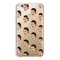 CaseCompany Ugly Cry Call: Huawei Ascend P8 Lite (2017) Transparant Hoesje