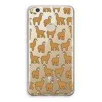 CaseCompany Alpacas: Huawei Ascend P8 Lite (2017) Transparant Hoesje