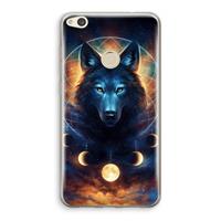 CaseCompany Wolf Dreamcatcher: Huawei Ascend P8 Lite (2017) Transparant Hoesje