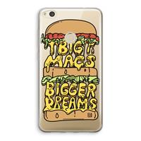 CaseCompany Big Macs Bigger Dreams: Huawei Ascend P8 Lite (2017) Transparant Hoesje