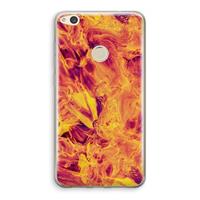 CaseCompany Eternal Fire: Huawei Ascend P8 Lite (2017) Transparant Hoesje