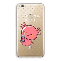 CaseCompany Love You A Lotl: Huawei Ascend P8 Lite (2017) Transparant Hoesje
