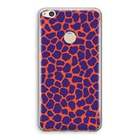 CaseCompany Purple Giraffe: Huawei Ascend P8 Lite (2017) Transparant Hoesje