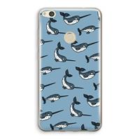 CaseCompany Narwhal: Huawei Ascend P8 Lite (2017) Transparant Hoesje