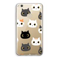 CaseCompany Katten: Huawei Ascend P8 Lite (2017) Transparant Hoesje