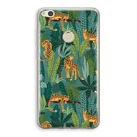 CaseCompany Luipaard 2: Huawei Ascend P8 Lite (2017) Transparant Hoesje