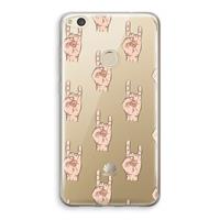 CaseCompany Rock: Huawei Ascend P8 Lite (2017) Transparant Hoesje