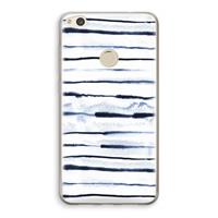 CaseCompany Ink Stripes: Huawei Ascend P8 Lite (2017) Transparant Hoesje