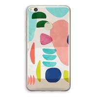 CaseCompany Bold Rounded Shapes: Huawei Ascend P8 Lite (2017) Transparant Hoesje