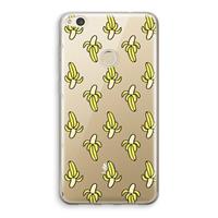 CaseCompany Bananas: Huawei Ascend P8 Lite (2017) Transparant Hoesje